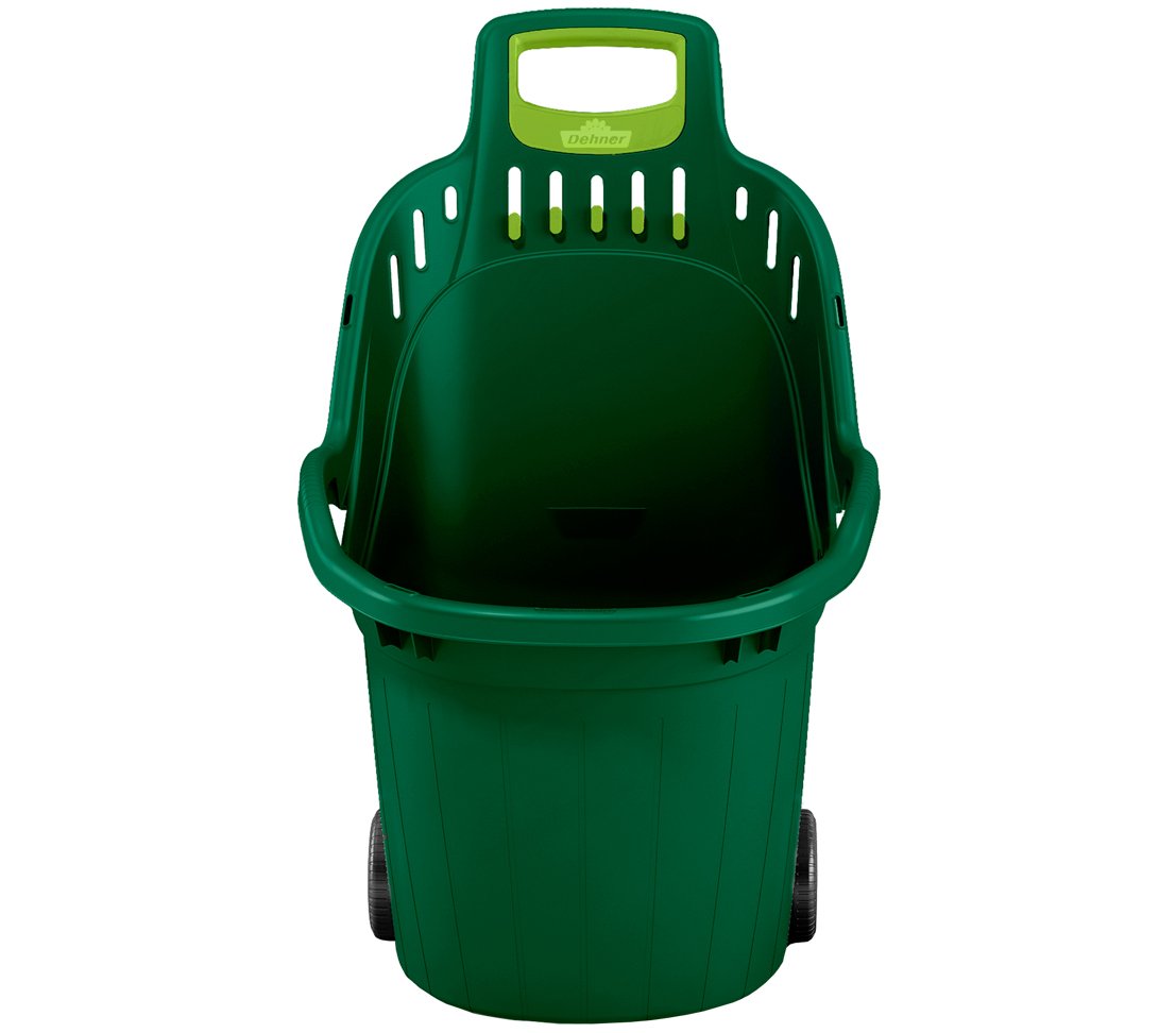 dehner-gartentrolley-kunststoff-gartenwagen-dunkelgr-n-89x53x60-cm image 1