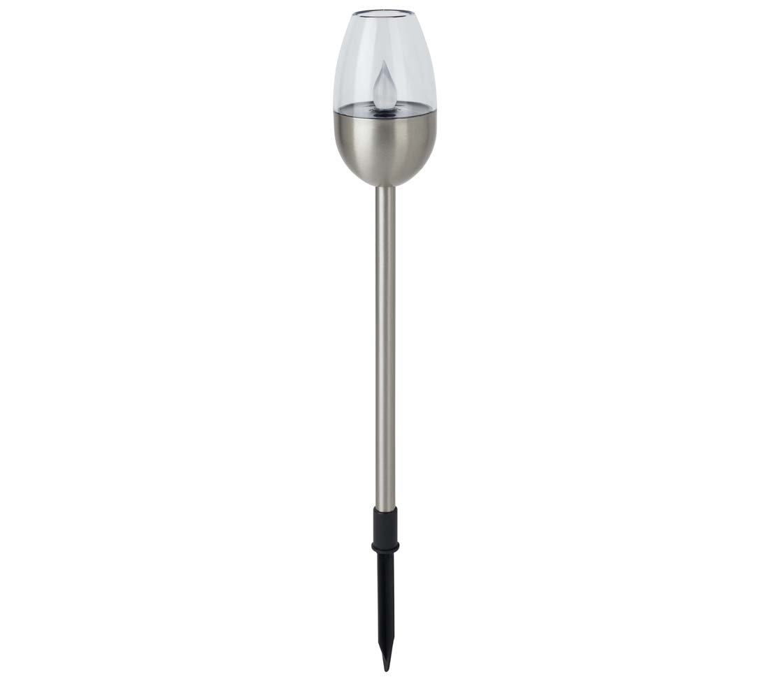 dehner-solarleuchte-flame-led-silber-4er-set-41-7-cm image 2