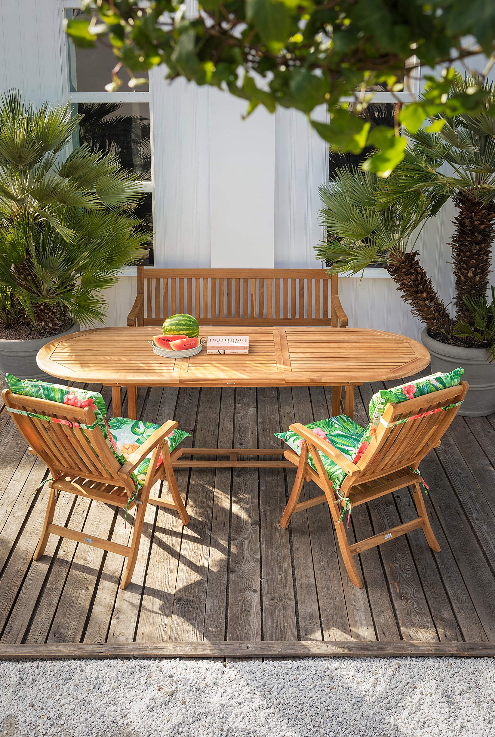 dehner-havanna-gartenbank-3-sitzer-teak-fsc-160-cm image 5