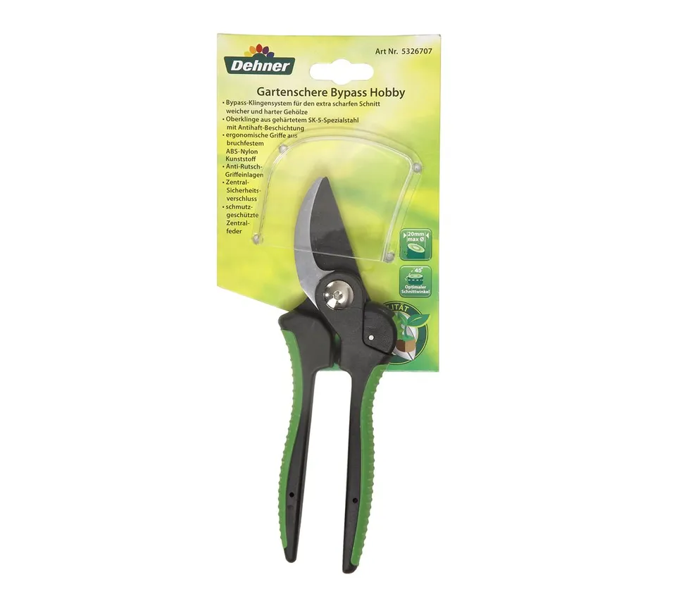 dehner-hobby-gartenschere-bypass-28-cm-f-r-ste-bis-2cm image 1