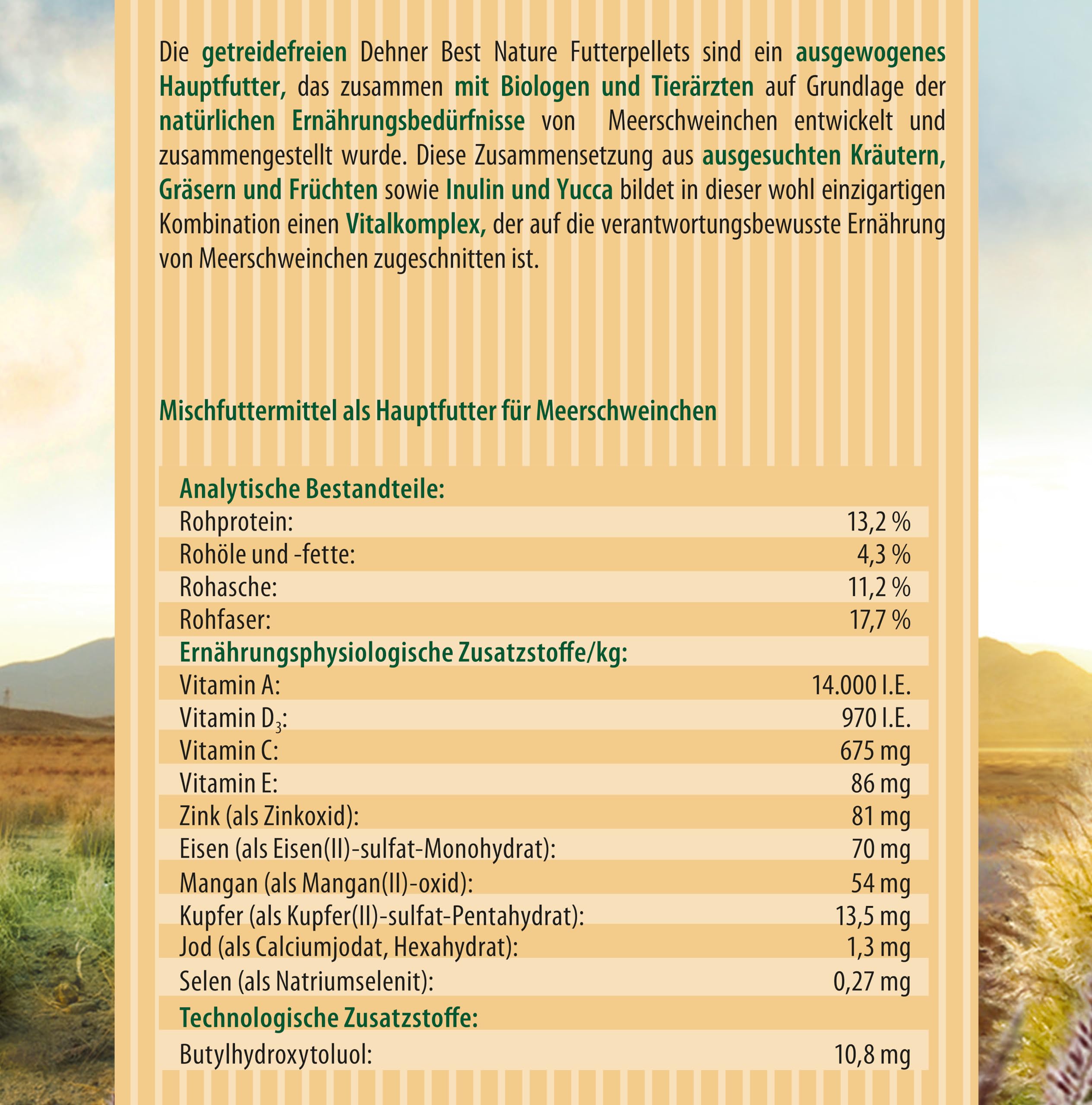 dehner-best-nature-meerschweinchenfutter-pellets-3kg-getreidefrei image 3