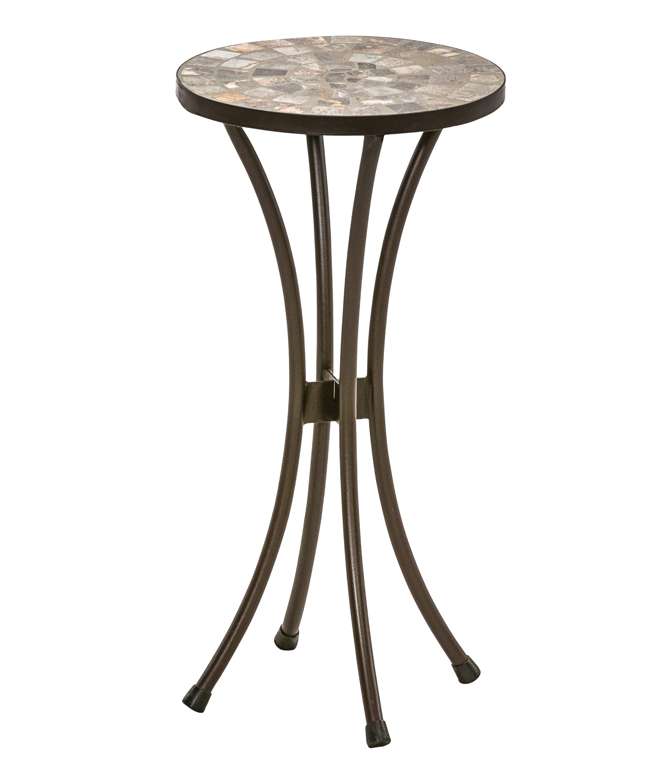 dehner-grazia-blumenhocker-mosaik-braun-grau-30-cm image 1