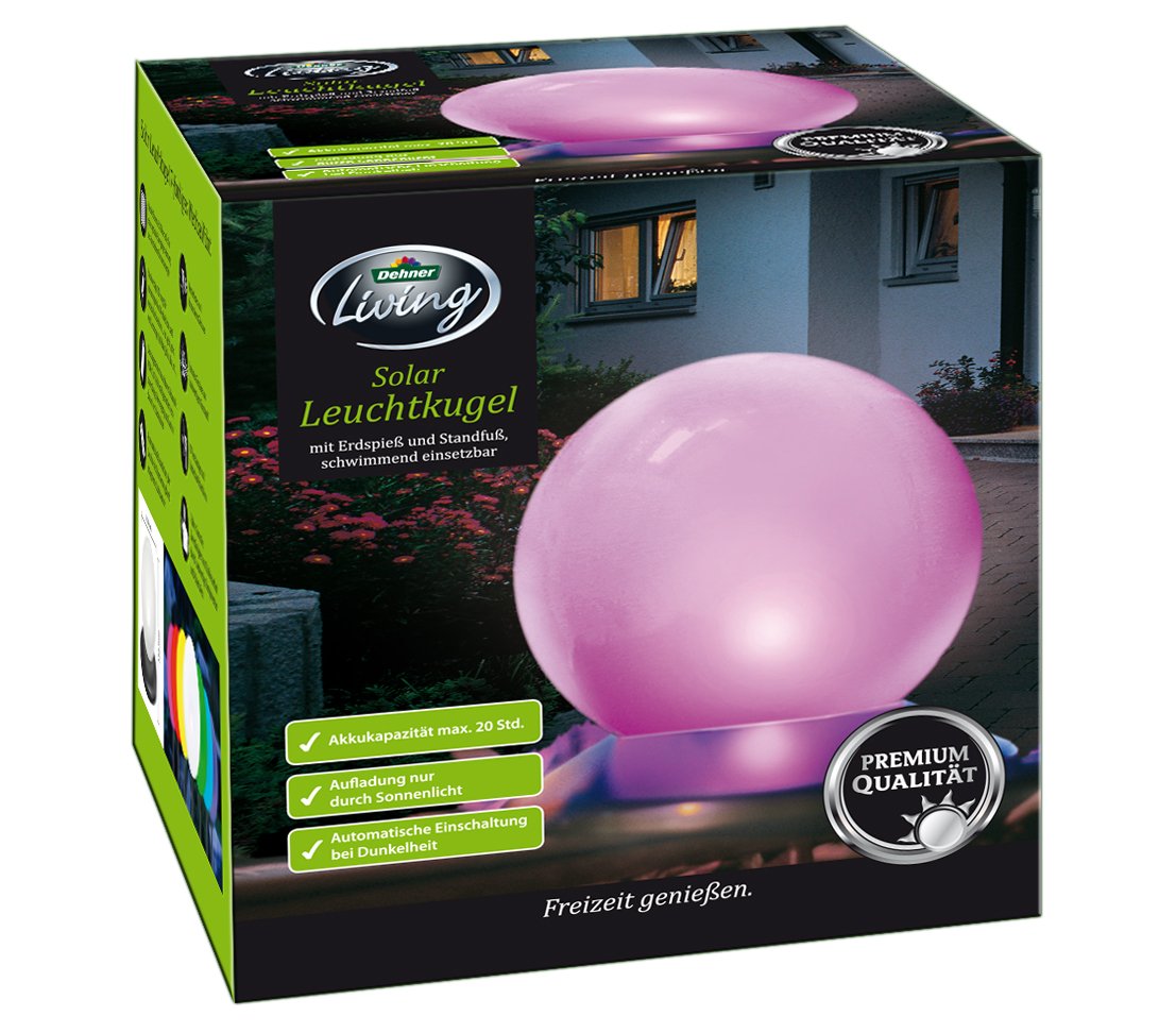 dehner-living-solar-leuchtkugel-14-cm-led-7-farben-schwimmend image 1