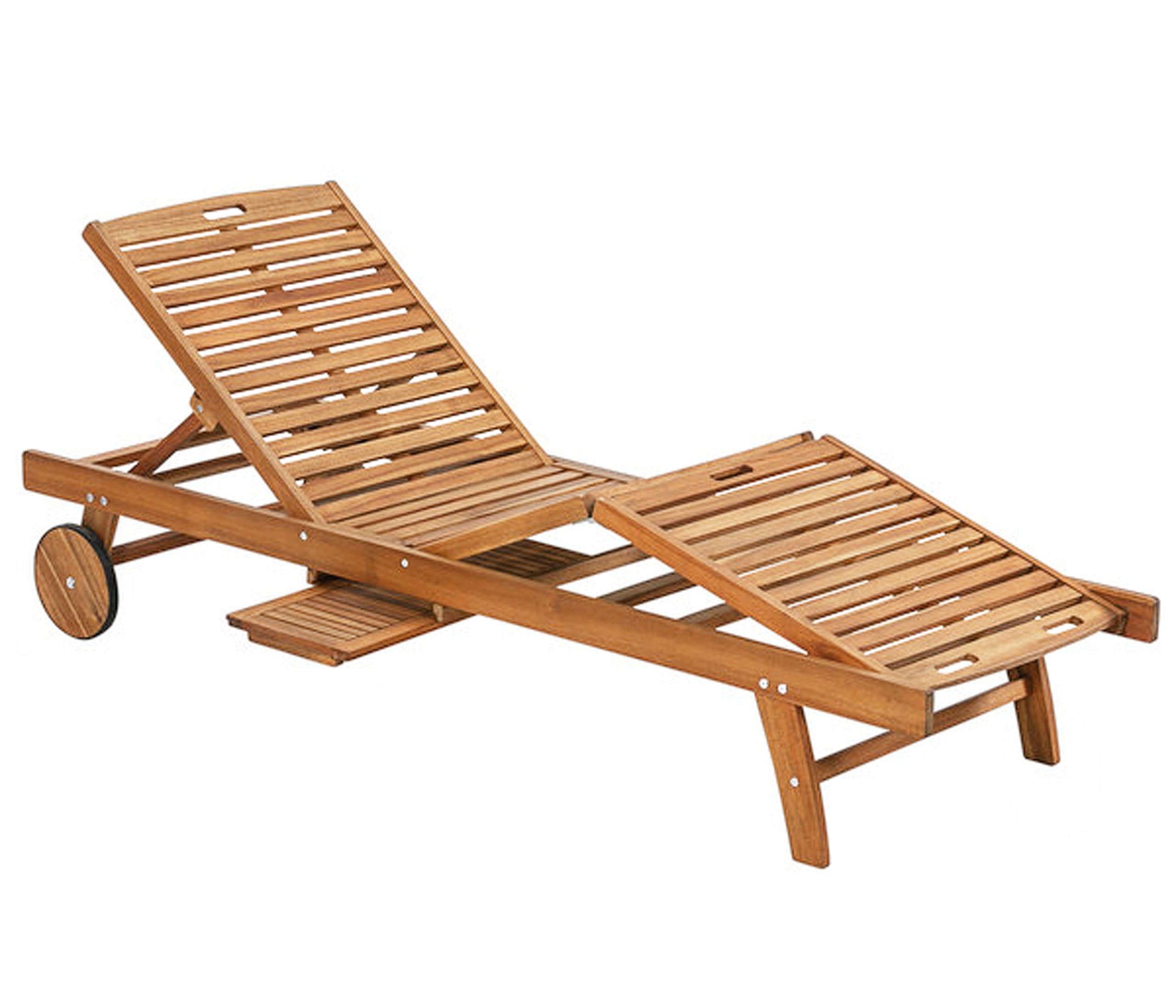 dehner-ravenna-rollliege-gartenliege-hellbraun-beige-akazienholz image 4