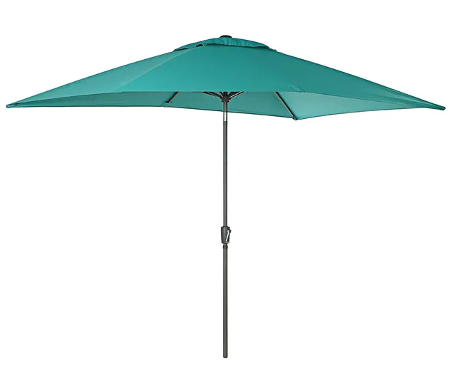 dehner-samos-sonnenschirm-300x200-cm-t-rkis-neigbar image 1