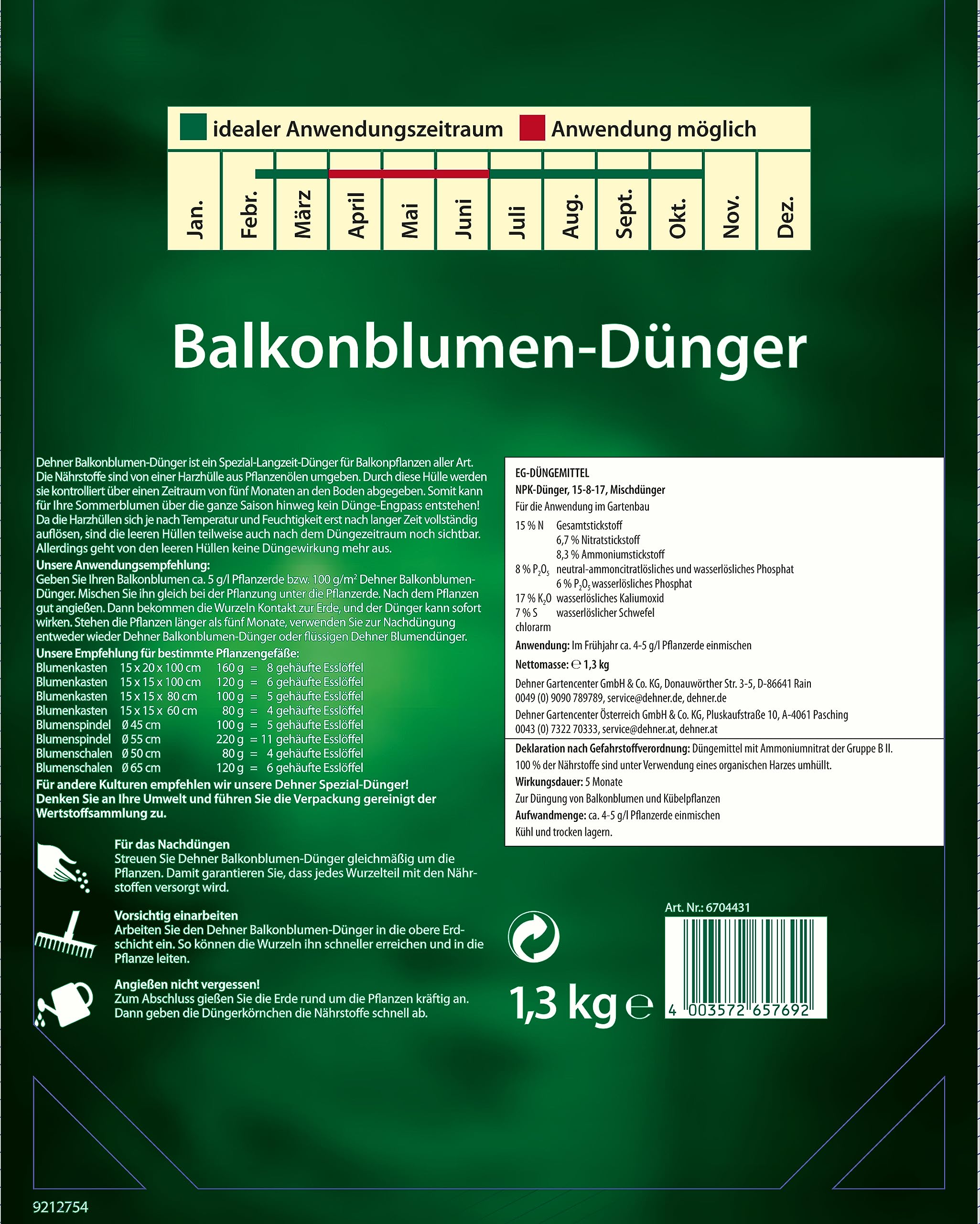 dehner-balkonblumen-d-nger-langzeitd-nger-1-3-kg-npk image 2