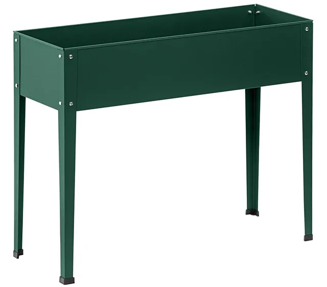 dehner-hochbeet-m-nster-2-metall-100x30cm-dunkelgr-n image 1