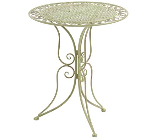 dehner-provence-stylo-gartentisch-gr-n-60-cm-metall-used-look image 4