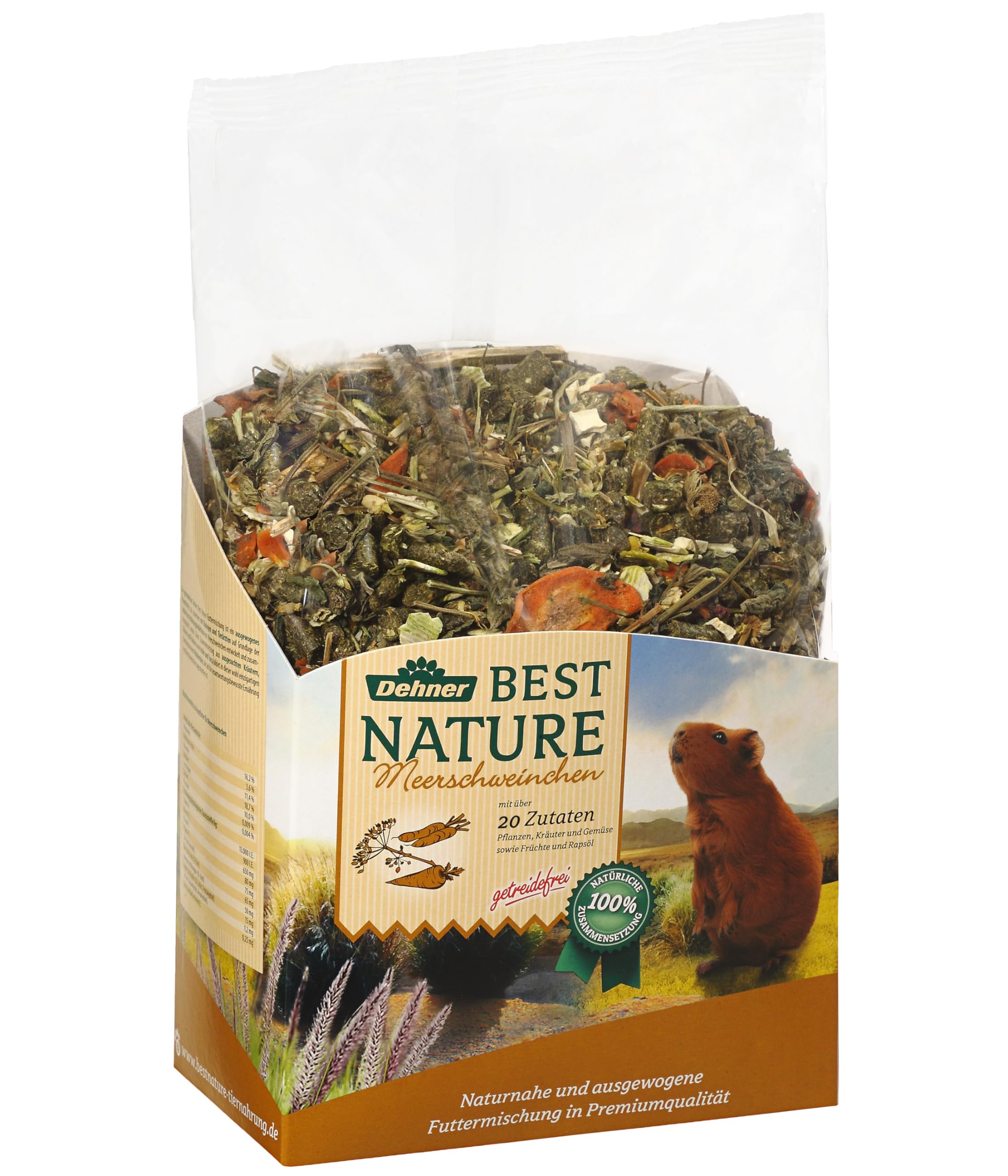 dehner-best-nature-meerschweinchenfutter-pellets-3kg-getreidefrei image 6