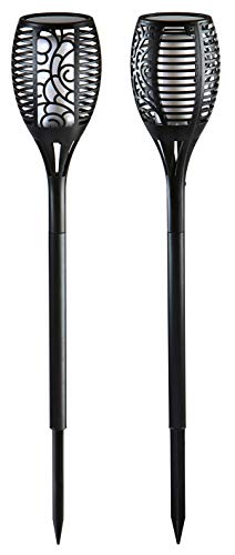 dehner-flammenfackel-jumbo-solarleuchte-75-cm-schwarz image 6