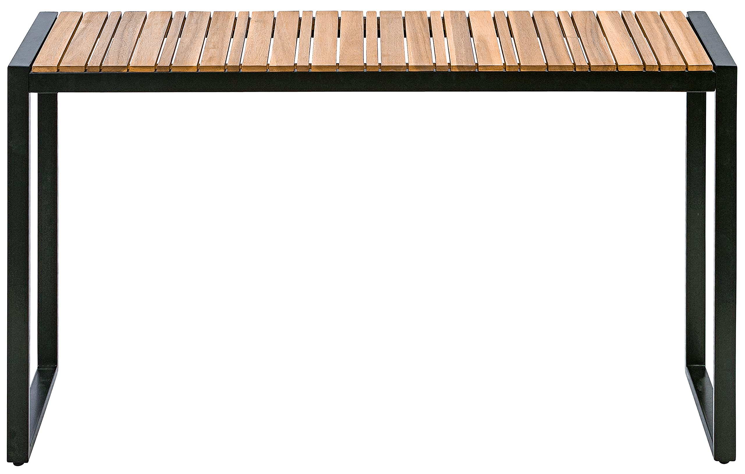 dehner-chicago-wood-balkontisch-akazie-133-cm-braun-schwarz image 3