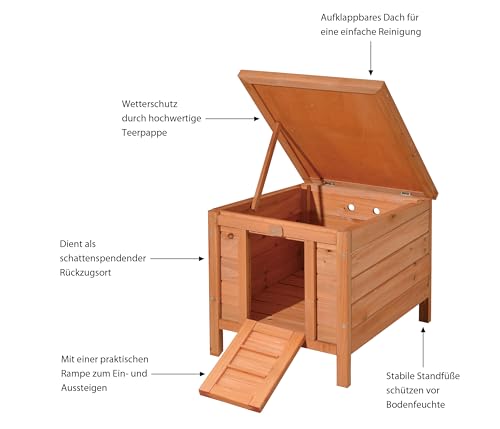 dehner-nagerschlafhaus-holz-51x42-cm-klappdach image 8