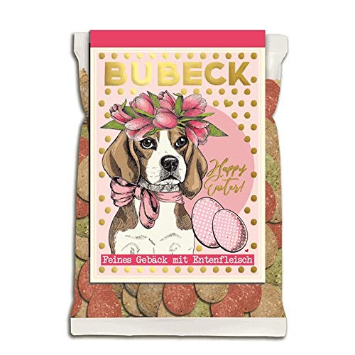 bubeck-hundekuchen-frohe-ostern-ente-5x210g-getreidefrei image 1
