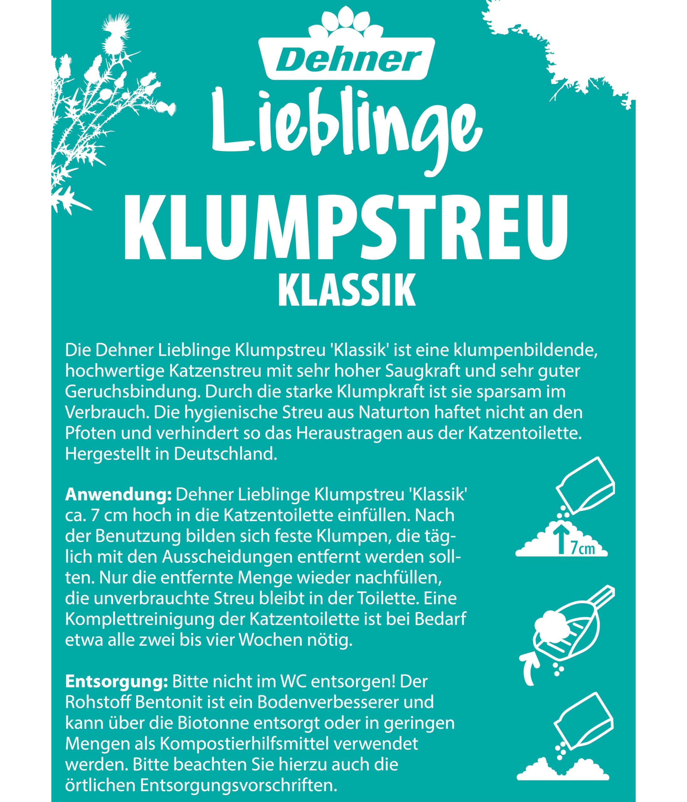 dehner-lieblinge-klumpstreu-klassik-katzenstreu-20-l image 2