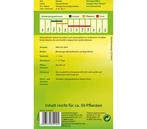 dehner-spinat-neuseel-nder-samen-5x7g-ertragreich image 4