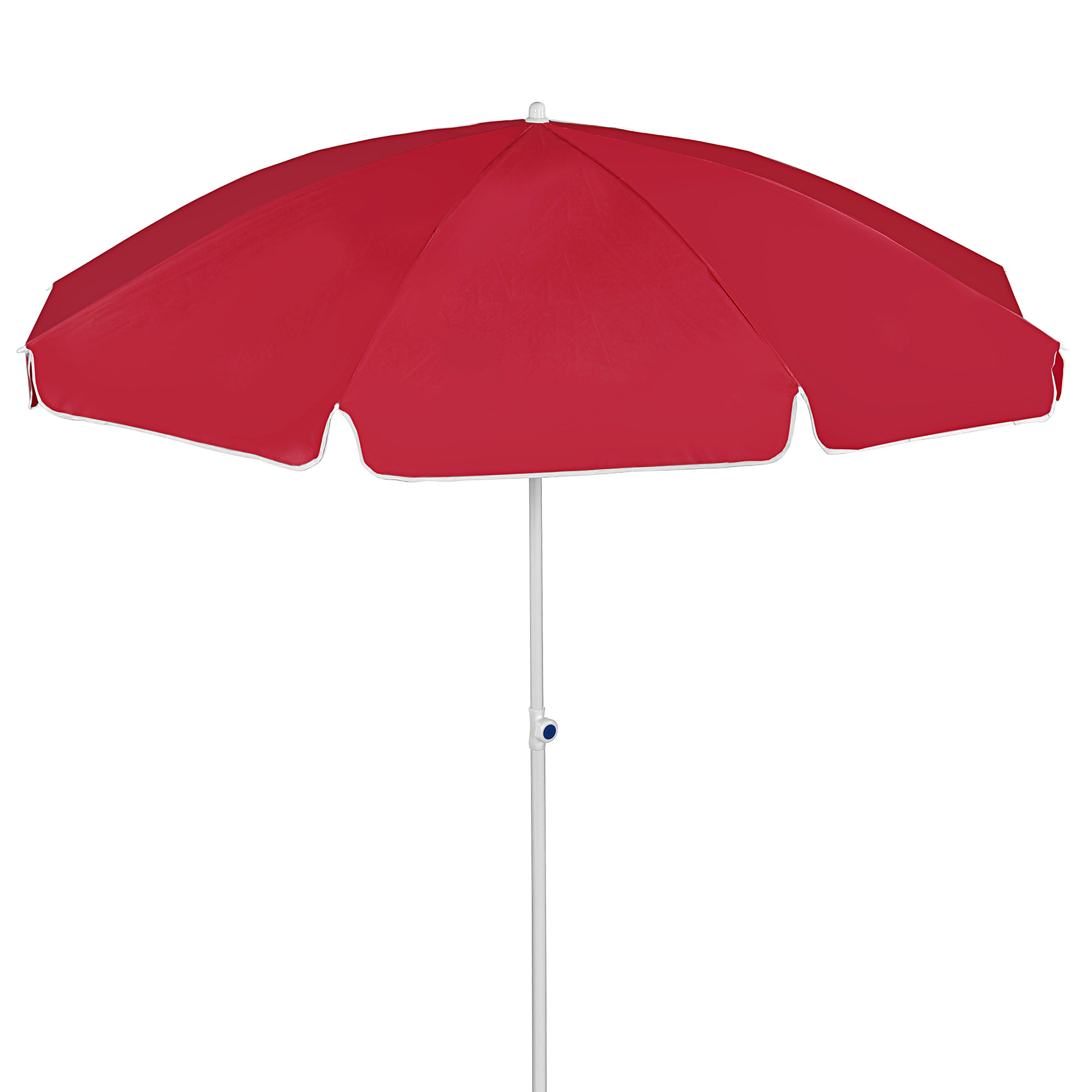 dehner-gute-wahl-saturn-sonnenschirm-200-cm-rot-polyester image 1