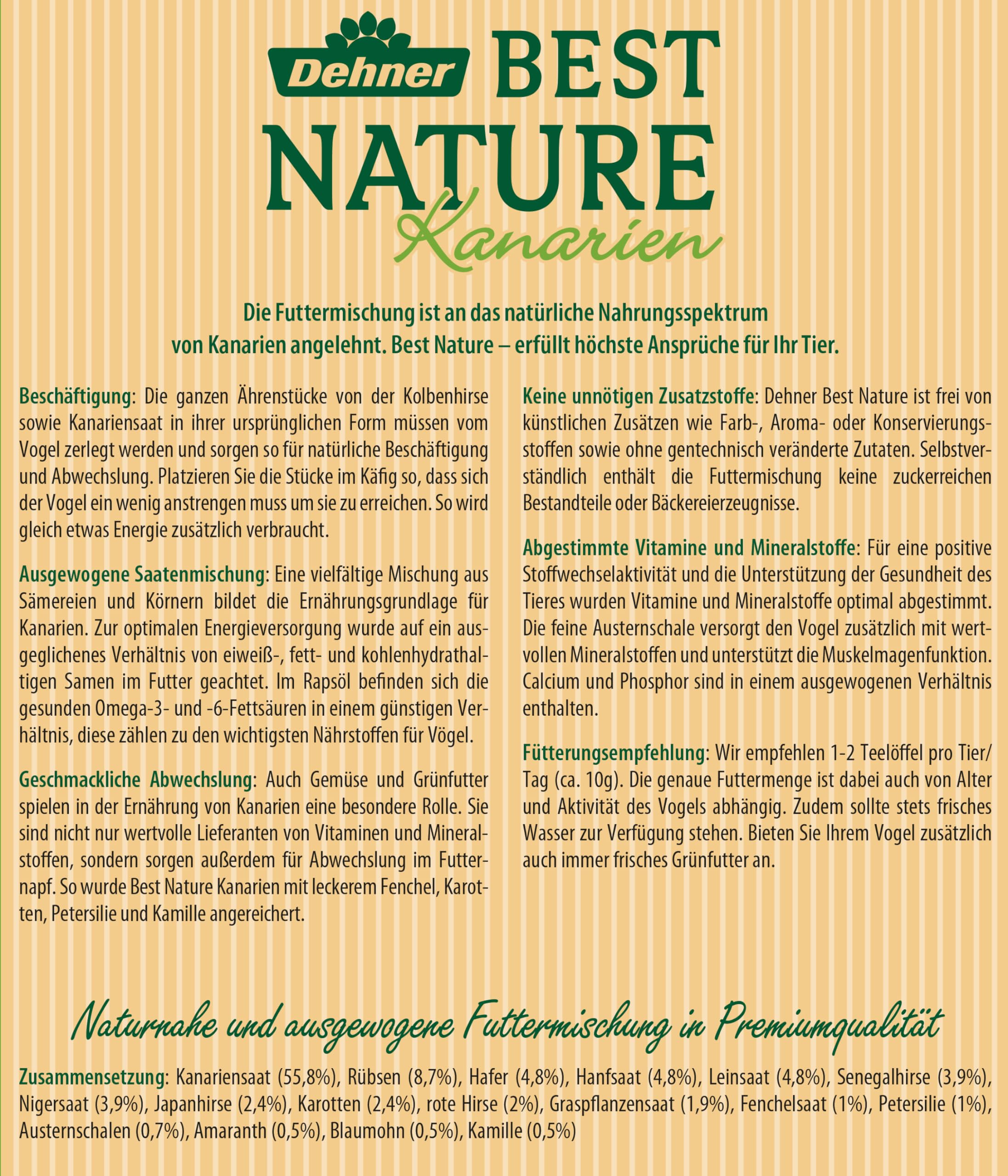 dehner-best-nature-kanarienfutter-vogelfutter-2-5-kg-saaten image 2