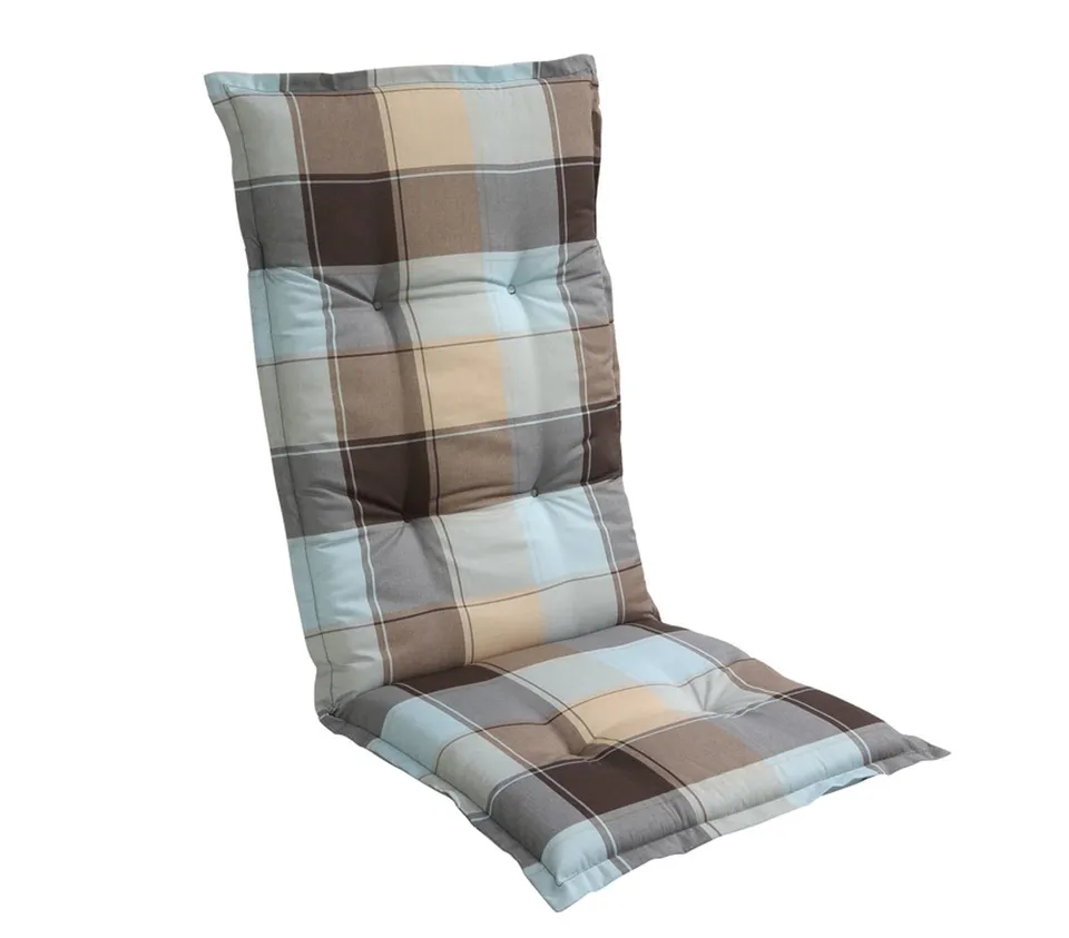 dehner-adria-hochlehner-auflage-baumwolle-118-cm-karo image 1