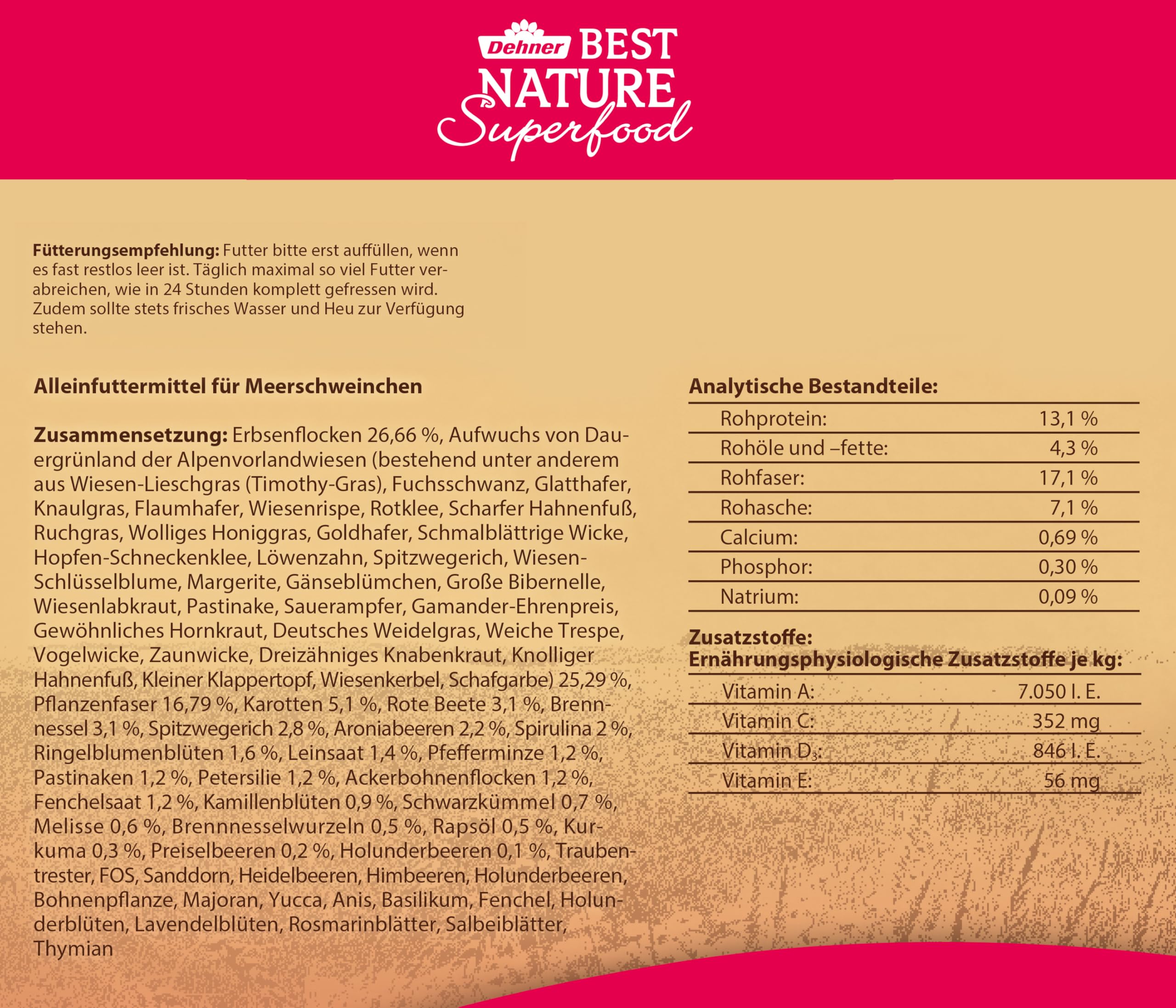 dehner-best-nature-meerschweinchen-futter-1-5-kg-getreidefrei image 2