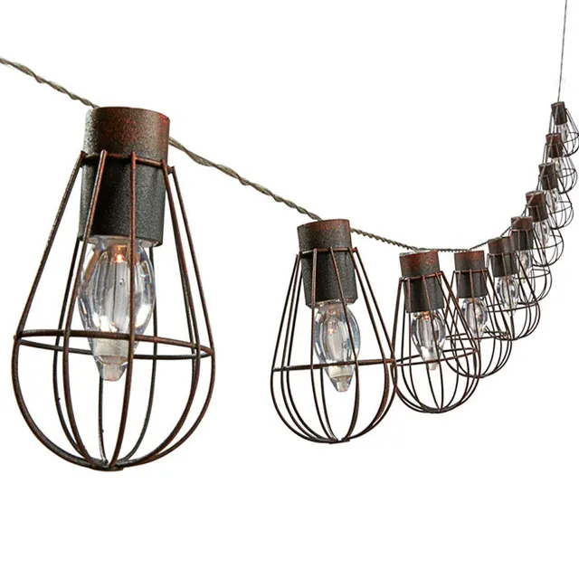 dehner-solar-lichterkette-retro-10-led-warmwei-330cm image 1