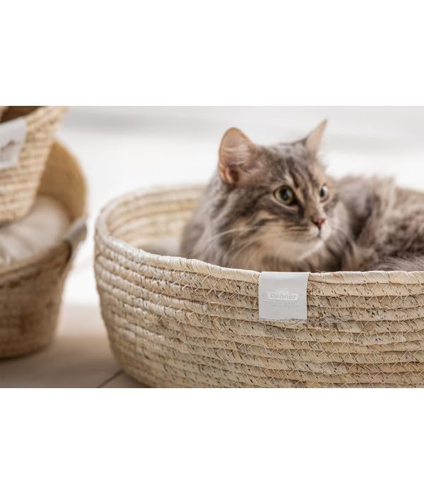 dehner-lovely-guter-schlaf-m-katzenbett-rund-beige-45x45-cm image 4