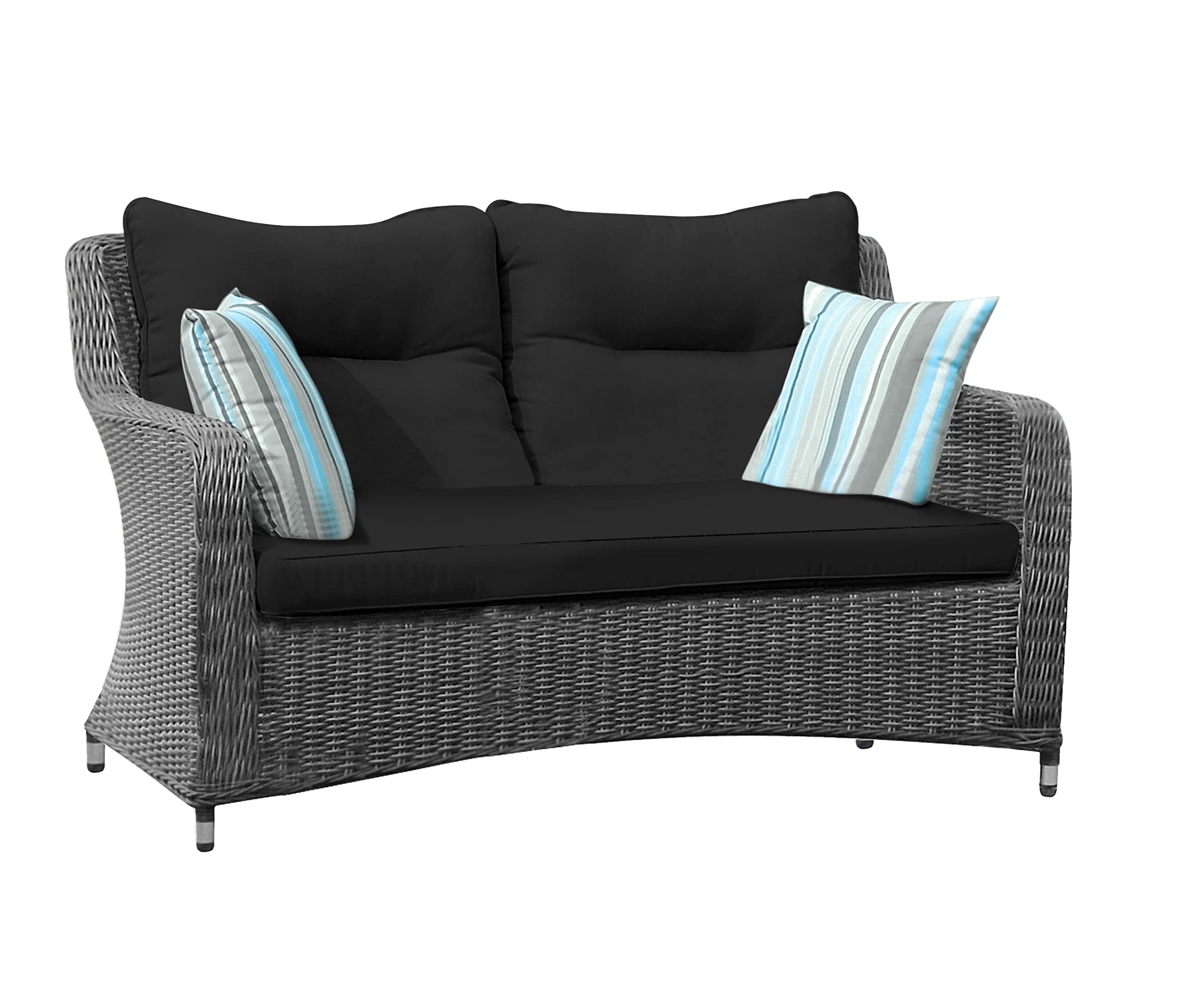 dehner-toska-lounge-4-teilig-grau-polyrattan-mit-polster image 2