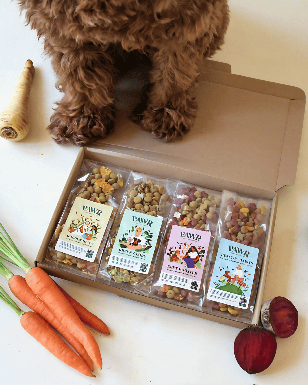 pawr-proefpakket-powerbowls-hundefutter-hypoallergen-4-sorten image 2