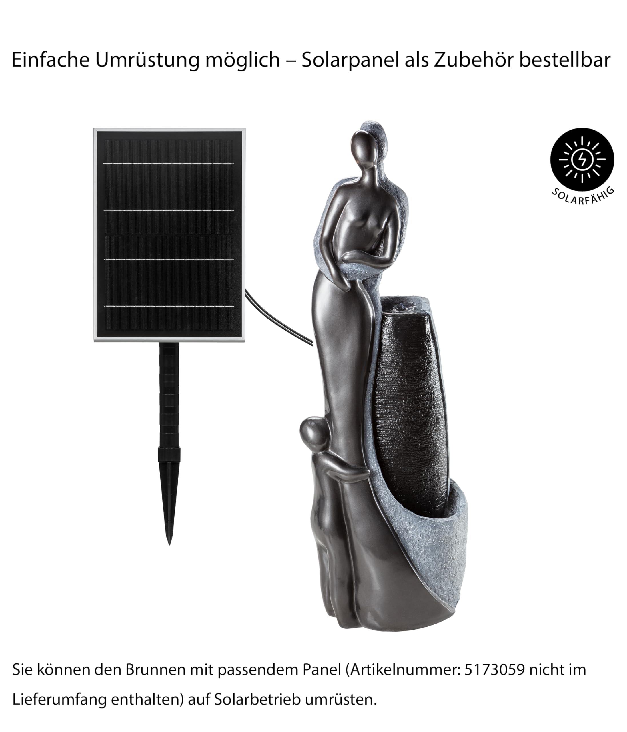 dehner-family-gartenbrunnen-mit-led-polyresin-grau-kaltwei image 2