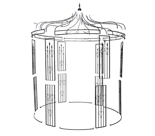 dehner-pavillon-heart-rosenbogen-metall-schwarz-271-cm image 7