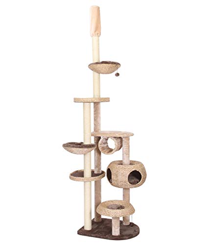 dehner-liv-katzen-kratzbaum-sisal-pl-sch-braun-wei image 4