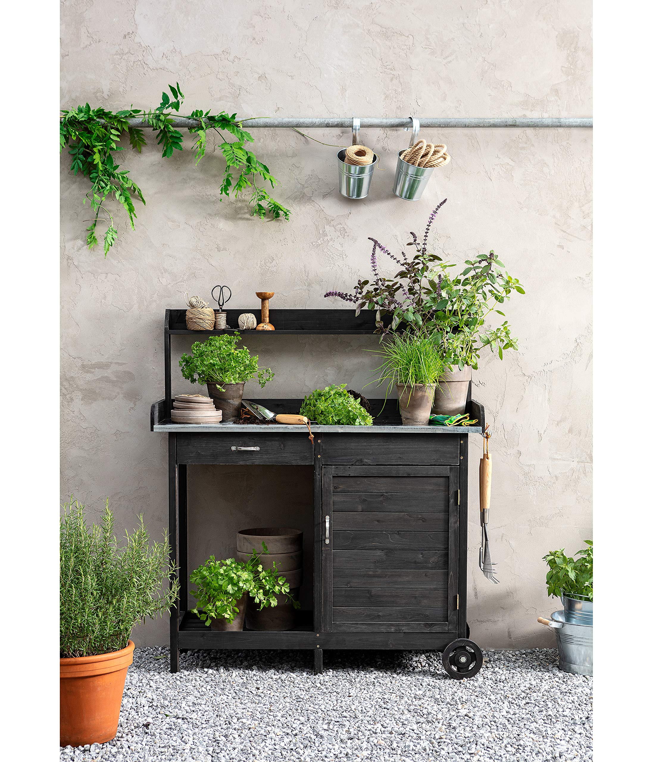 dehner-hamilton-holzpflanztisch-tannenholz-125x112x46-cm-braun image 2