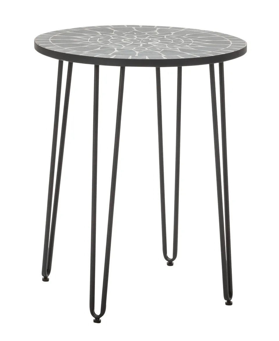 dehner-madeleine-gartentisch-mosaik-60-cm-grau image 1