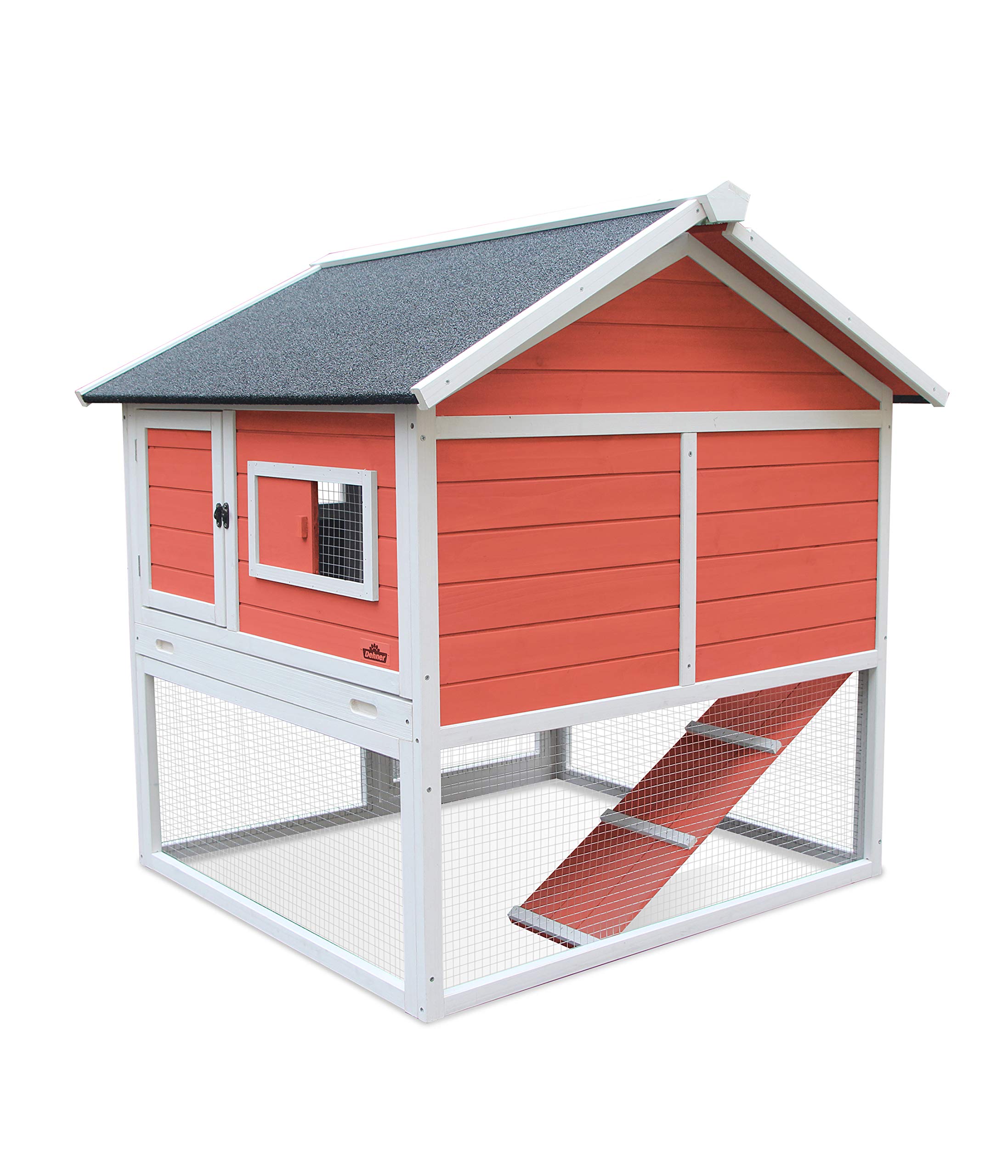 dehner-happy-home-palazzo-kaninchenstall-tannenholz-108cm image 2