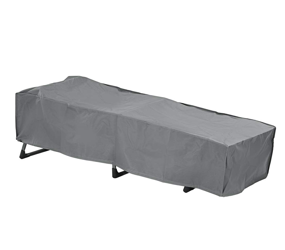 dehner-deluxe-schutzh-lle-gartenliege-200-cm-anthrazit image 1