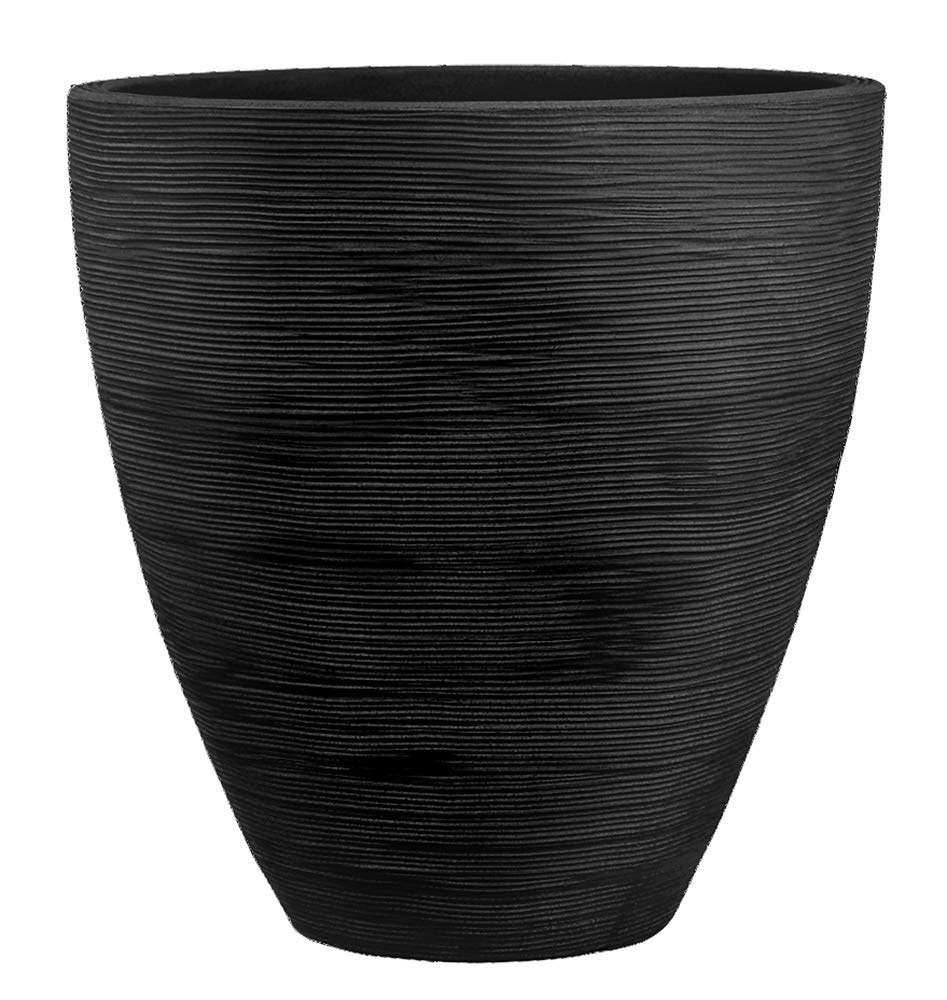 dehner-vino-pflanzvase-60-cm-bertopf-anthrazit-riffel image 4