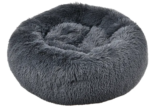 dehner-lieblinge-cookie-hundebett-katzenbett-l-dunkelgrau image 1