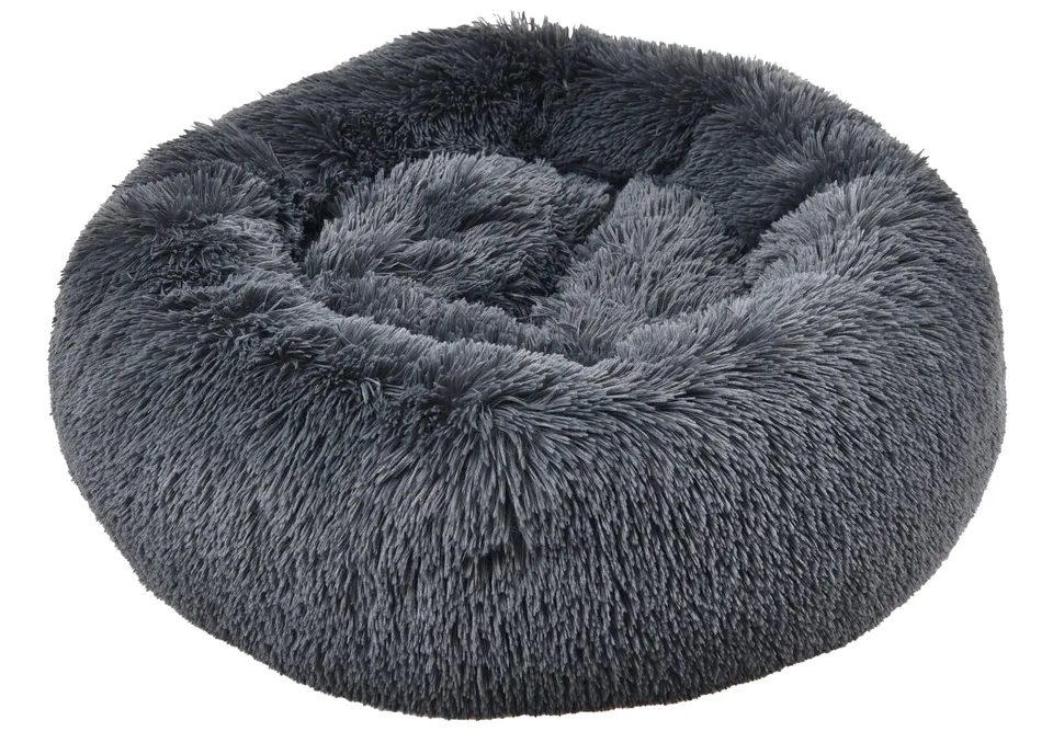 dehner-lieblinge-cookie-hundebett-katzenbett-l-dunkelgrau image 1