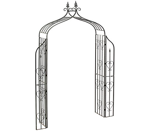 dehner-rosenbogen-heart-schwarz-metall-kletterhilfe image 3