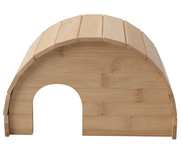 dehner-lieblinge-nika-nagerhaus-25cm-bambus-hamsterhaus-braun image 1