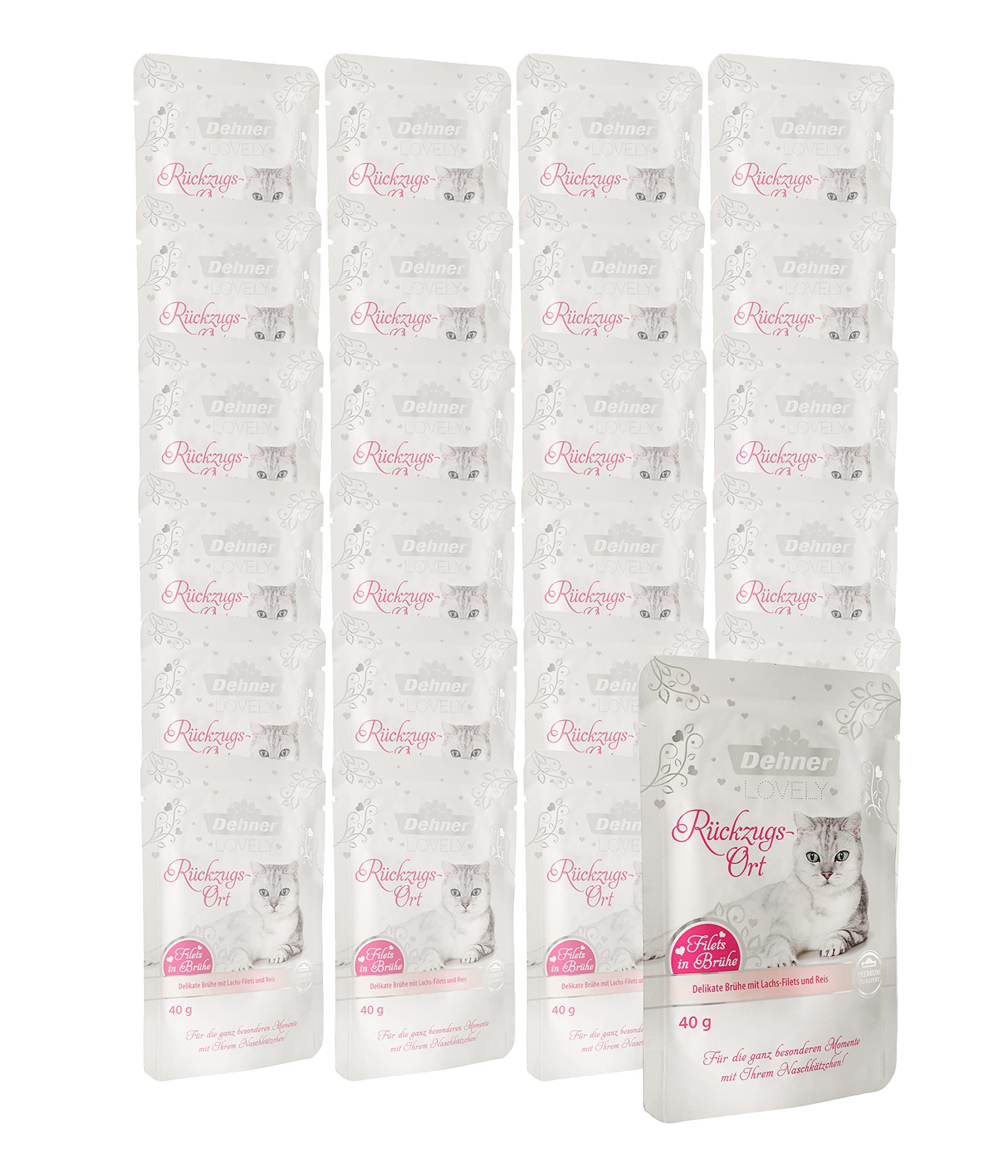 dehner-lovely-katzensnack-lachsfilets-in-br-he-24x40g-glutenfrei image 1