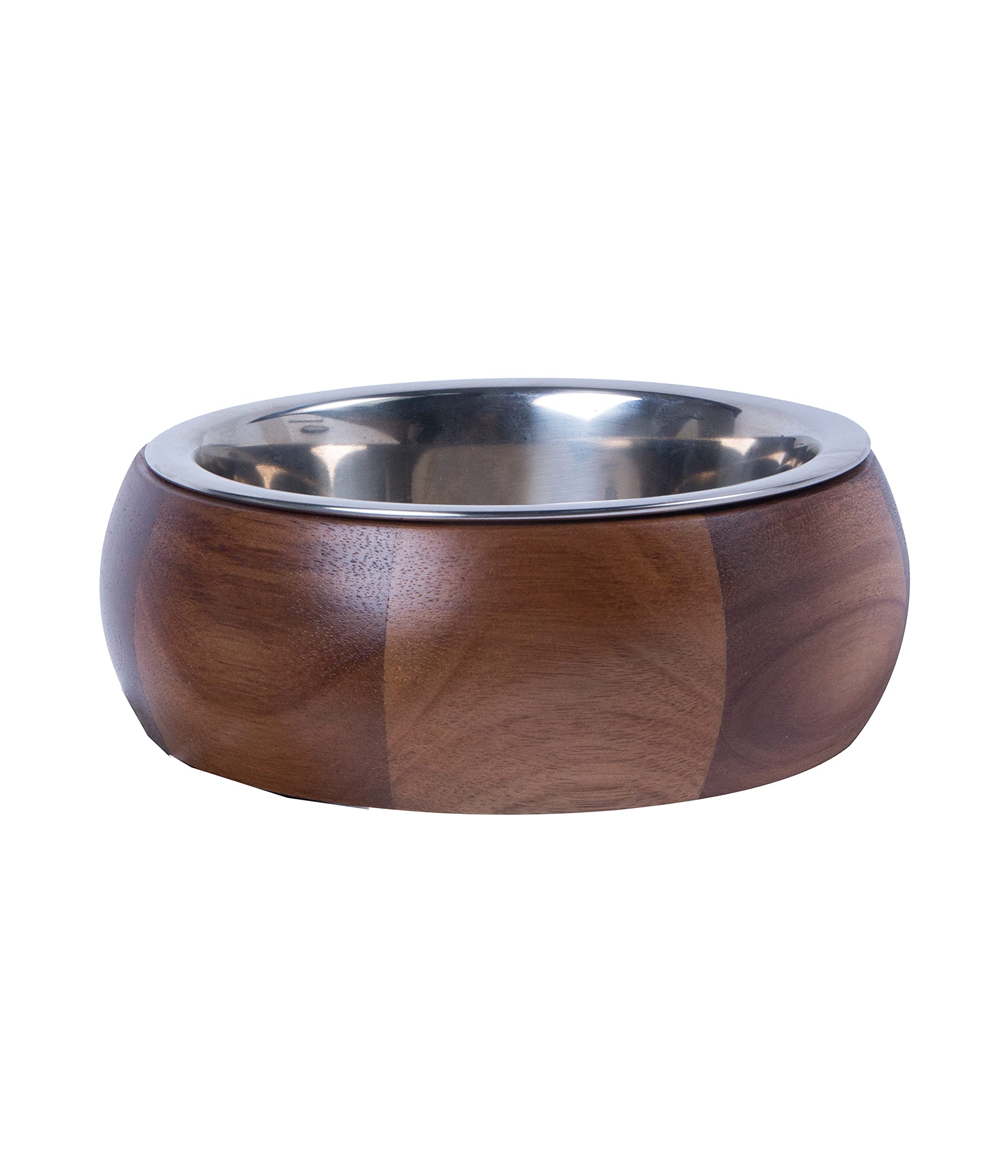 dehner-lieblinge-hundenapf-holz-edelstahl-braun-23-cm image 3