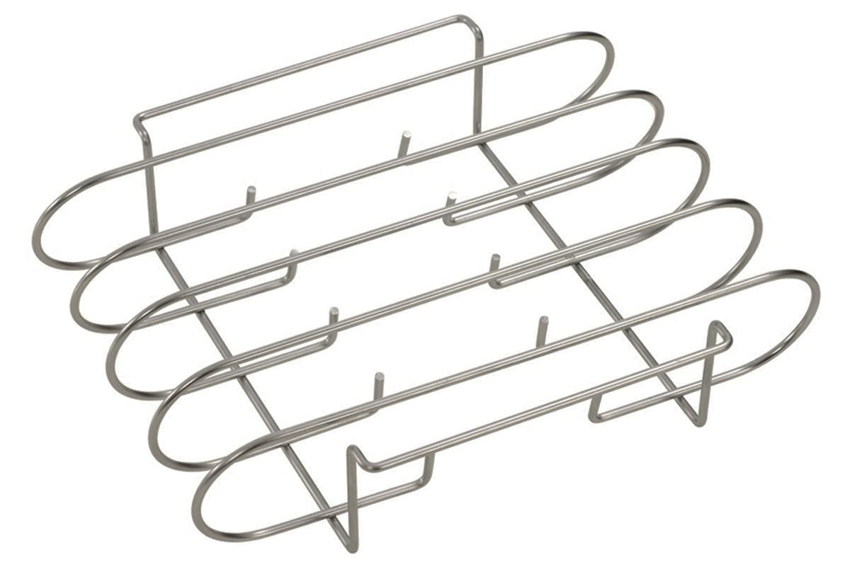 dehner-rippchenhalter-grillzubeh-r-edelstahl-silber-f-r-4-rippchen image 1
