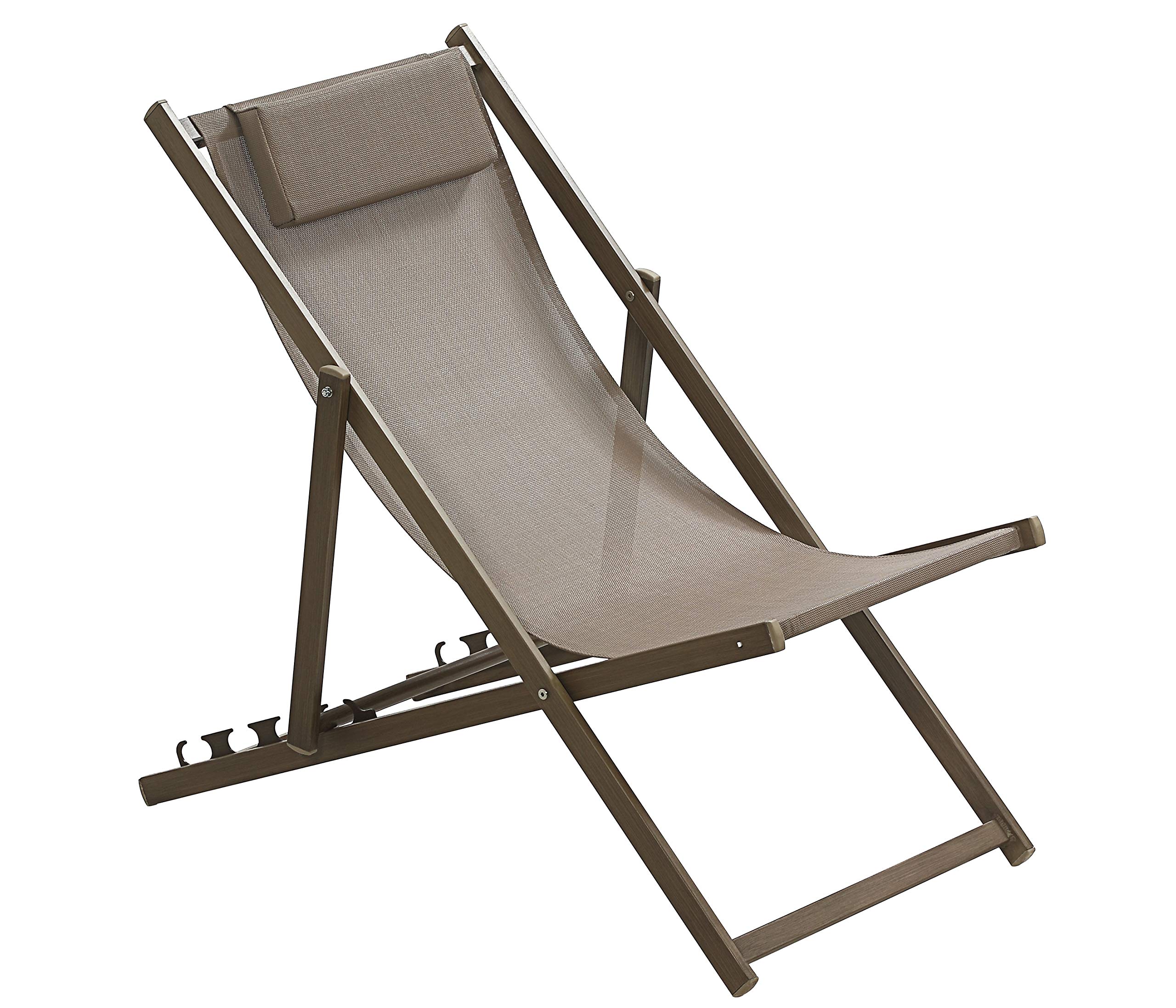 dehner-aruba-strandstuhl-klappstuhl-braun-kopfst-tze image 1