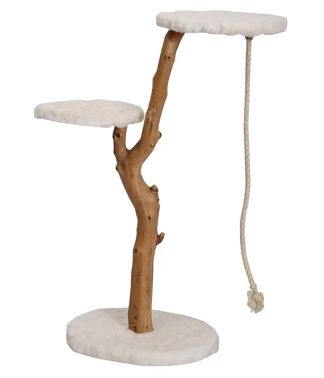 dehner-premium-kratzbaum-nero-hartholz-pl-sch-braun-109-cm image 1