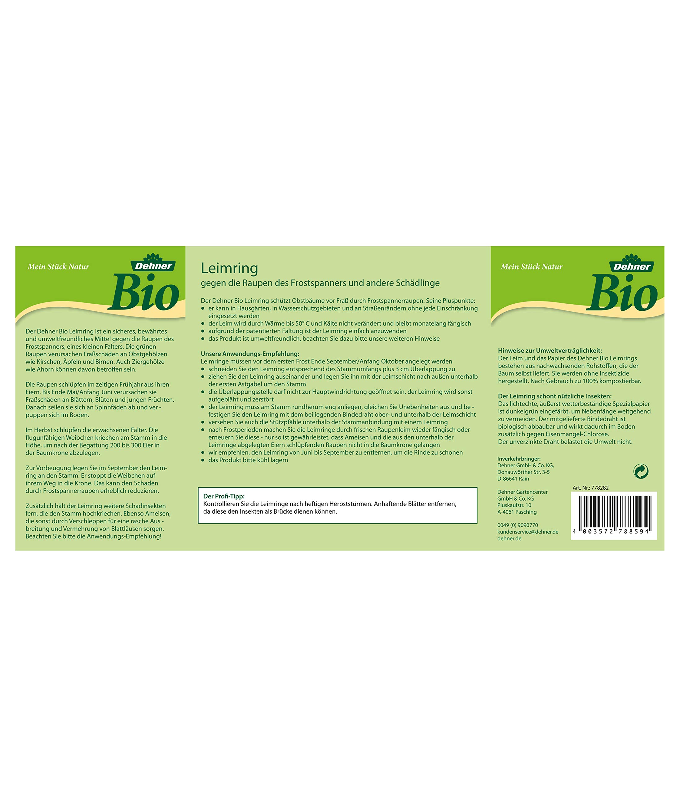dehner-bio-leimring-baumschutz-2-5-m-kompostierbar image 2