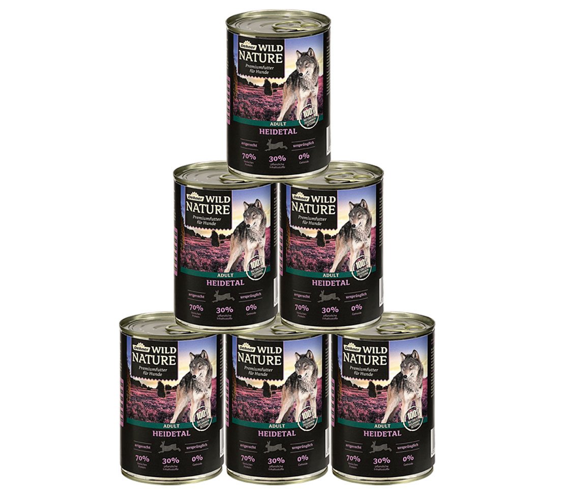 dehner-wild-nature-hundefutter-pferd-nassfutter-6x400-g-getreidefrei image 6