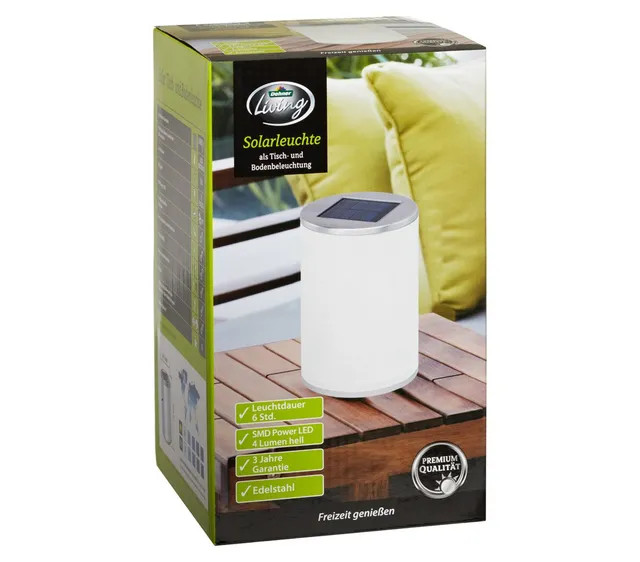 dehner-living-solarleuchte-tisch-bodenleuchte-silber image 1