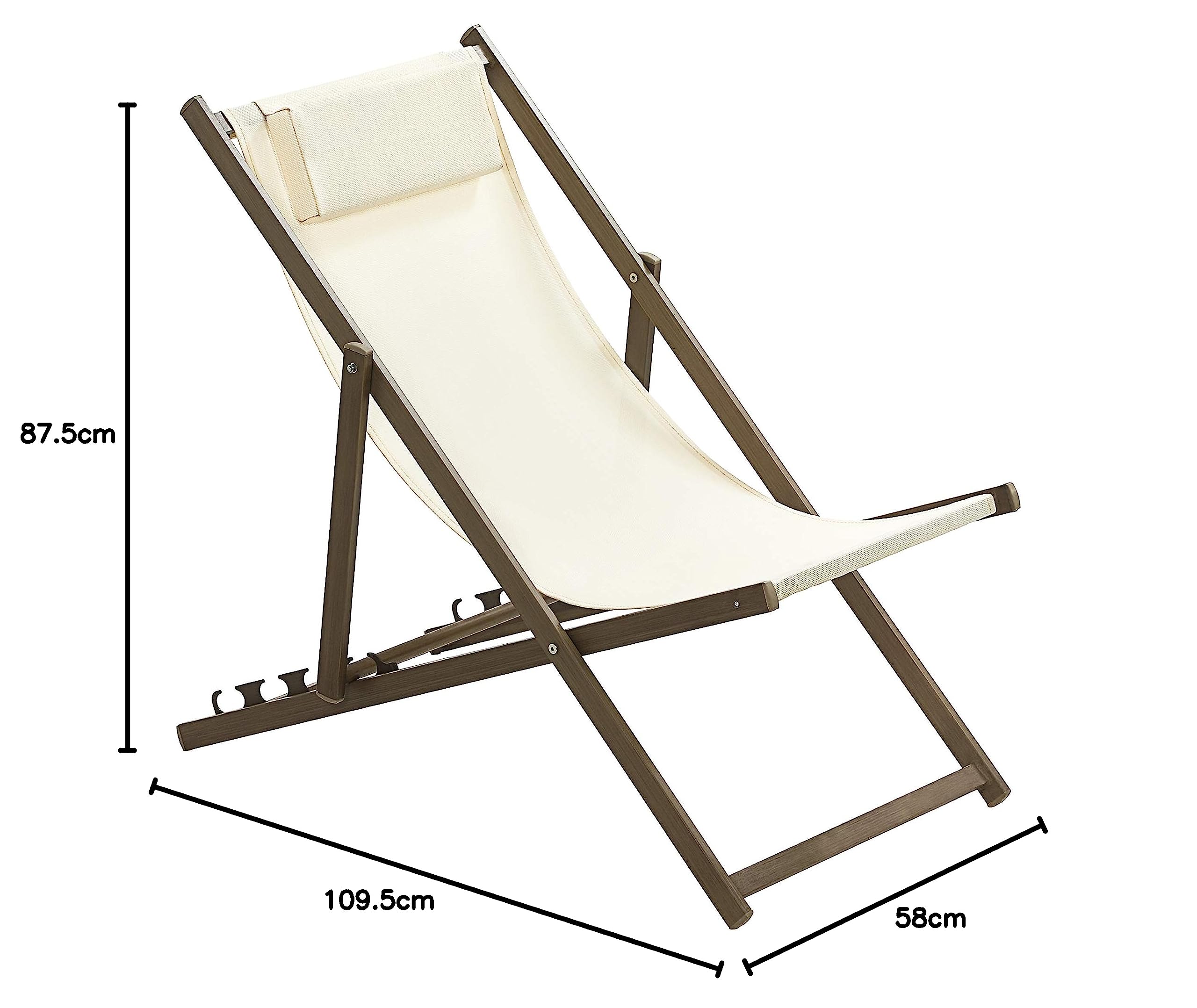 dehner-aruba-strandstuhl-klappstuhl-wei-braun-kissen image 3