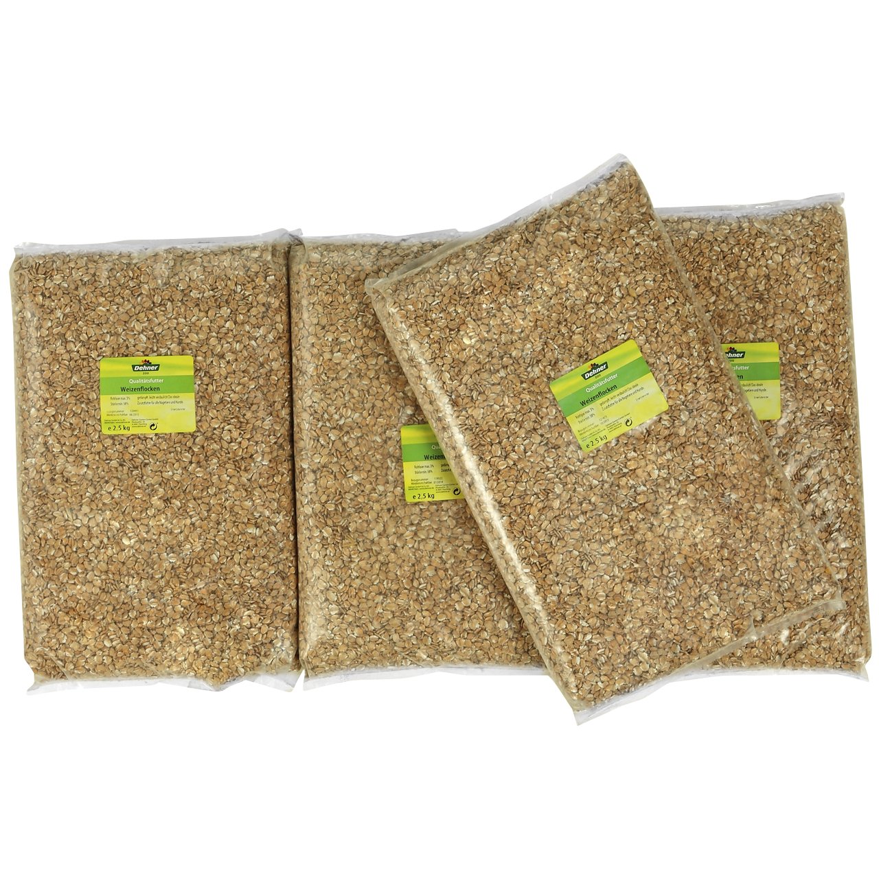 dehner-weizenflocken-zusatzfutter-10-kg-4x2-5-kg-nat-rlich image 1