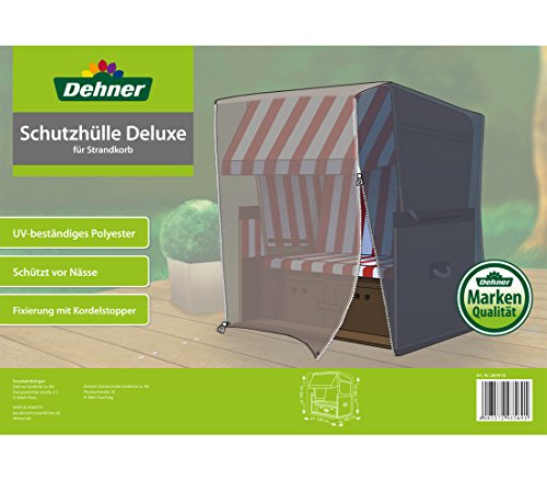 dehner-deluxe-schutzh-lle-strandkorb-230-cm-anthrazit-polyester image 4